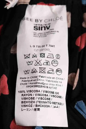 Jupe See By Chloé Noir en Viscose