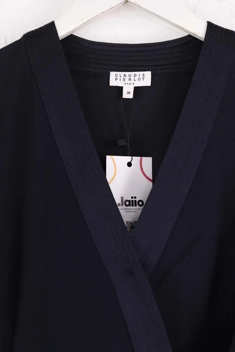 Robe Claudie Pierlot Bleu en Synthétique