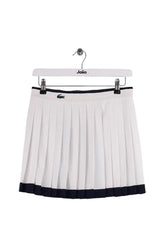 Mini jupe Lacoste Blanc en Synthétique, taille L - Seconde Main