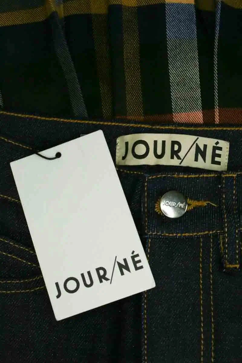 Jupe Jour/Né Bleu en Coton