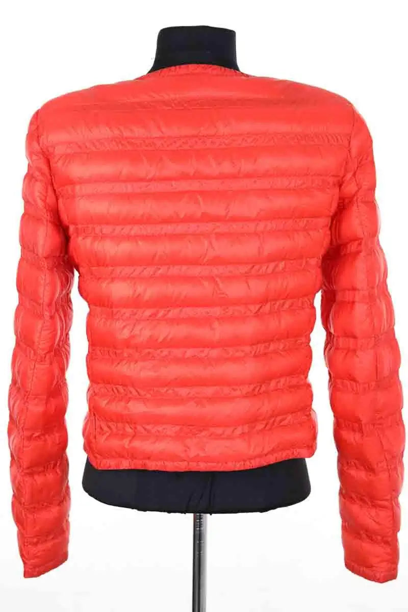 Doudoune Moncler Rouge en Fourrure