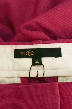 Pantalon Maje Rose en Laine