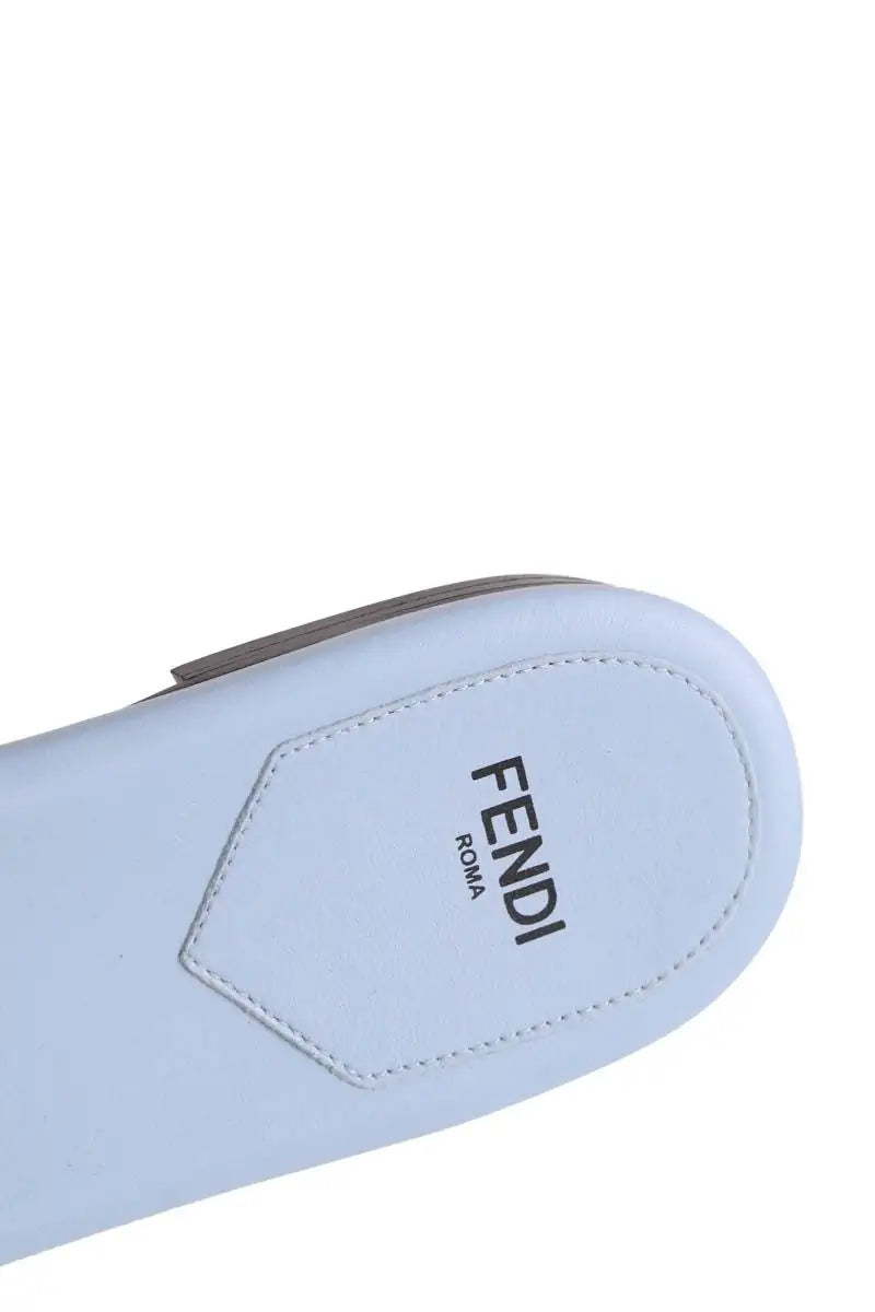 Sandales Fendi Bleu en Cuir