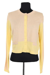 Cardigan Paule Ka Beige en Soie, taille XL - Seconde Main