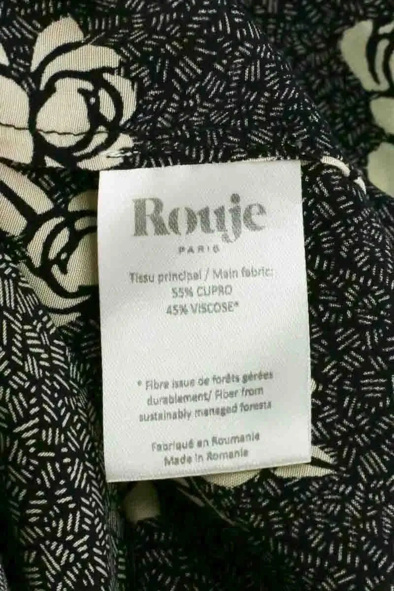 Robe Rouje Noir en Synthétique