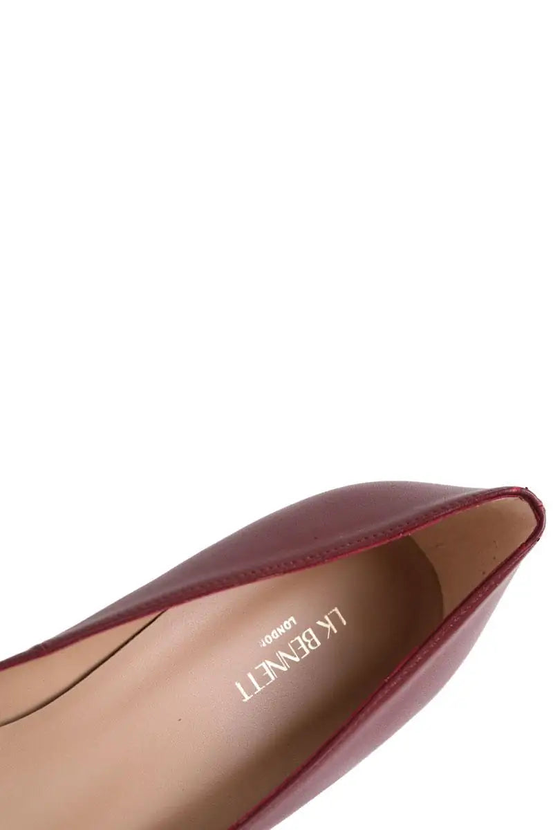 Talons LK Bennett Kate Bordeaux en Cuir verni