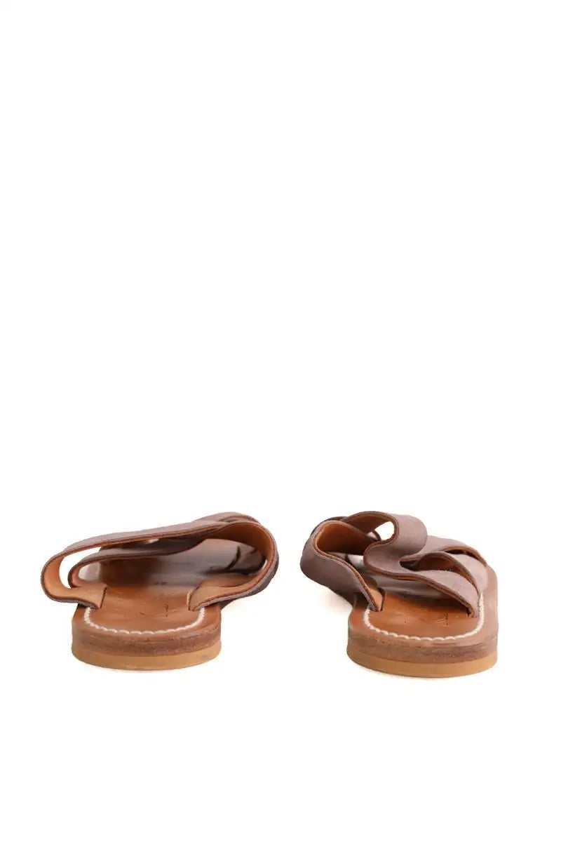 Espadrilles K.Jacques Gris en Cuir