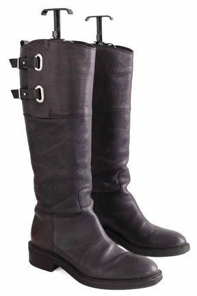 Bottes Sartore Noir en Cuir