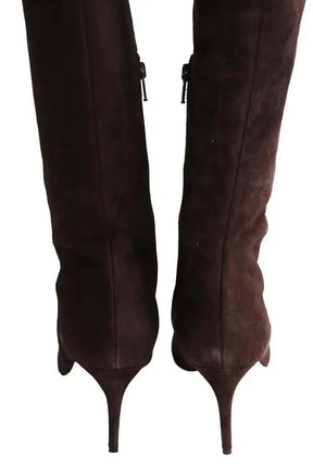 Bottes LK Bennett Astrid Marron en Daim