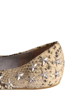 Ballerines Jimmy Choo Beige en Cuir