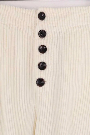 Pantalon droit Chloé Stora Ecru en Coton