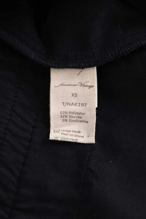 Pantalon droit American Vintage Bleu en Synthétique