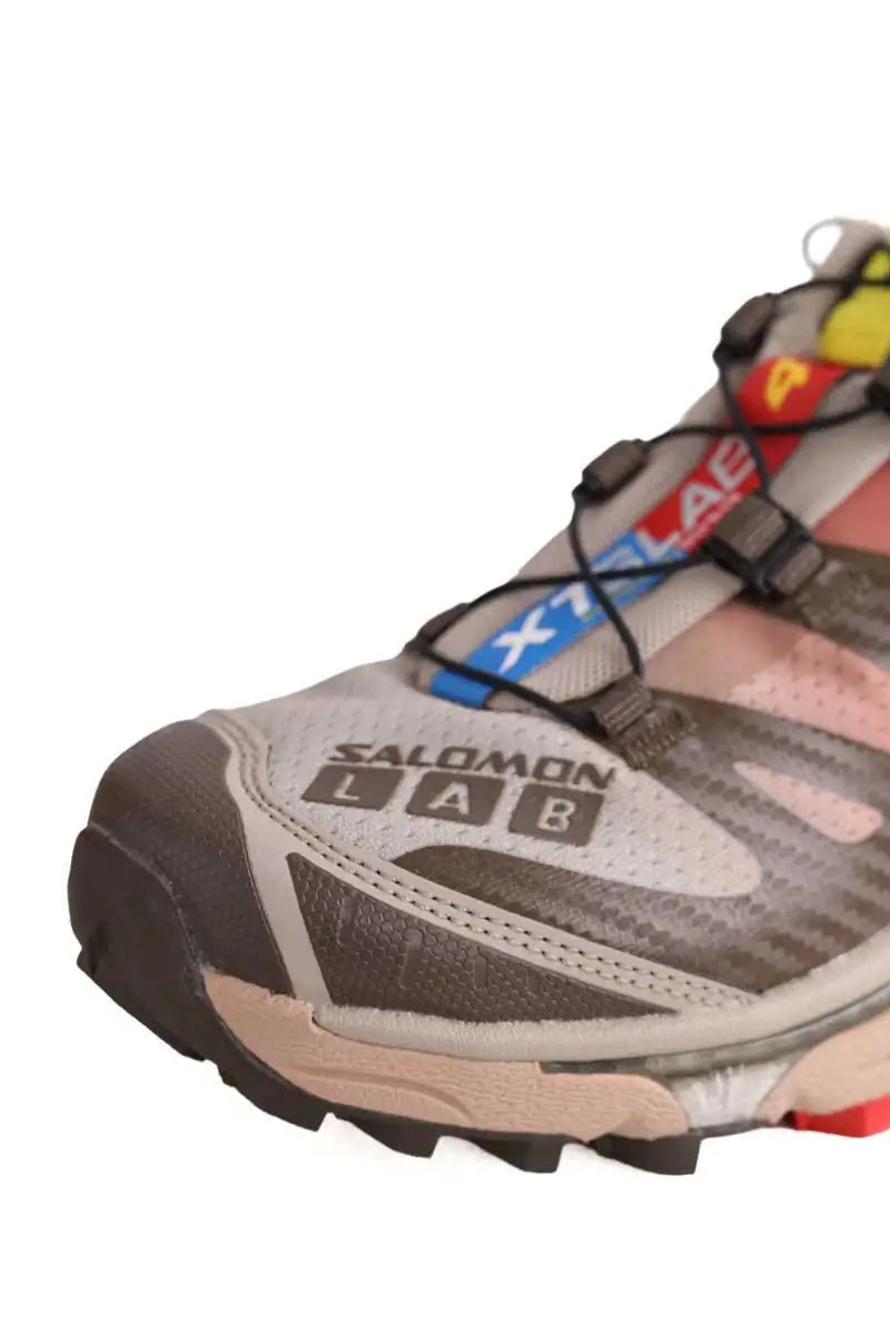 Baskets Salomon Marron en Tissu