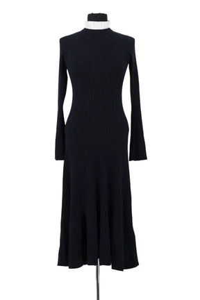Robe Sandro Marine en Coton, taille S - Seconde Main