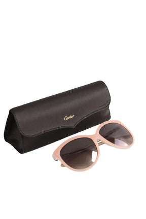 Lunettes de soleil Cartier 6270558 Rose en Plastique