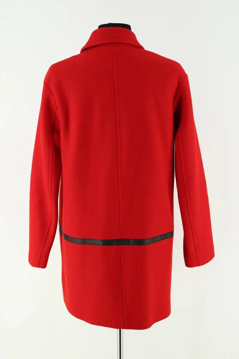 Manteau Gerard Darel Rouge en Laine