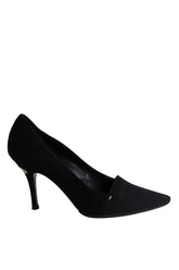 Talons Louis Vuitton Noir en Daim, taille 37 - Seconde Main