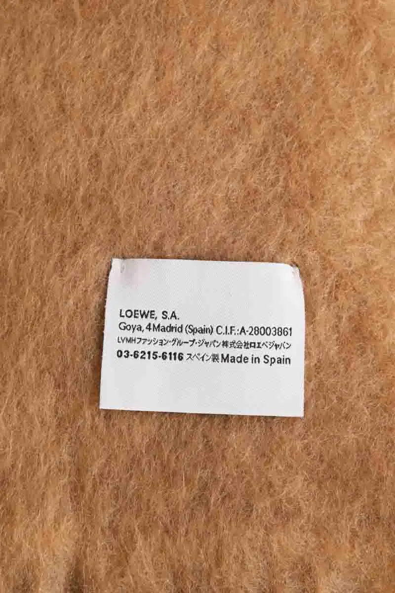 Écharpe Loewe Camel en Laine