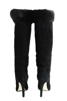 Boots fourées Sergio Rossi  Noir
