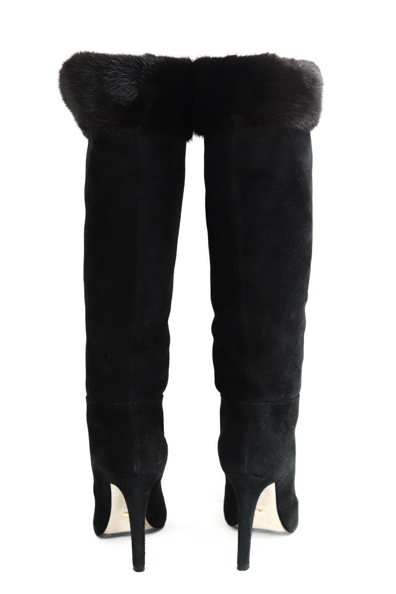 Boots fourées Sergio Rossi  Noir