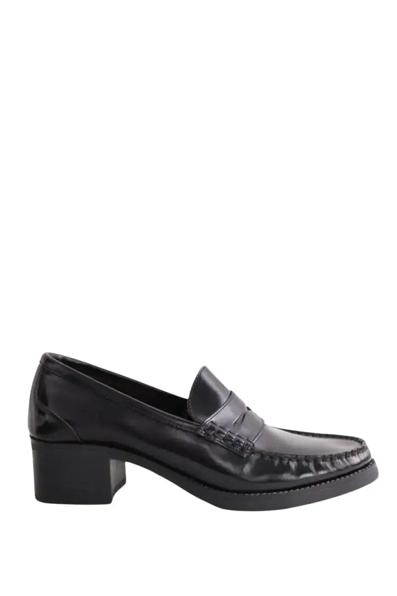 Mocassins LK Bennett Manon Noir en Cuir, taille 40 - Seconde Main