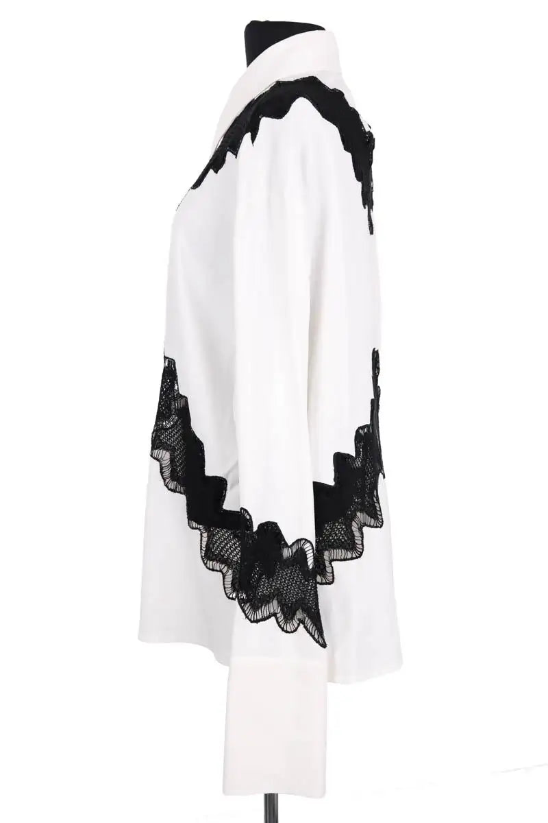 Chemise ANOTHER TOMORROW Blanc en Viscose