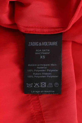 Robe Zadig & Voltaire Rouge en Synthétique