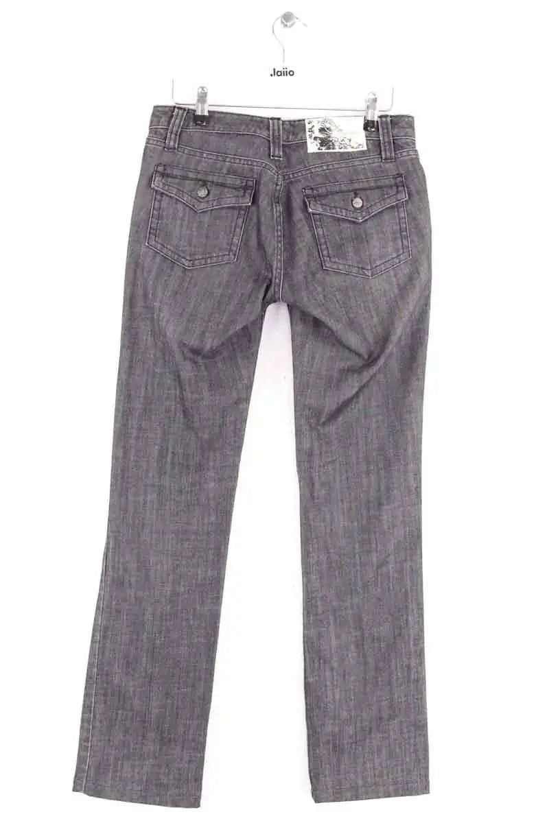 Jean droit Sandro Anthracite en Coton