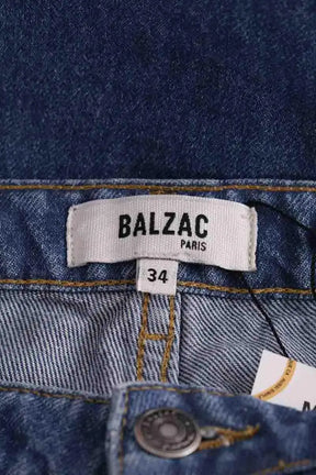 Jean droit Balzac Bleu en Coton