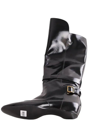 Bottes Tod's Noir en Cuir verni