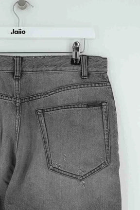 Jean droit Saint Laurent Anthracite en Coton