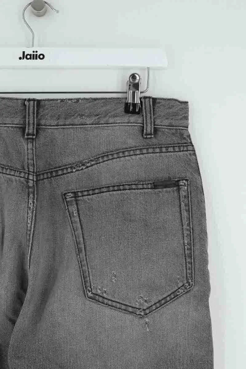 Jean droit Saint Laurent Anthracite en Coton