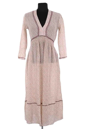 Robe Vanessa Bruno Ecru en Synthétique, taille S - Seconde Main