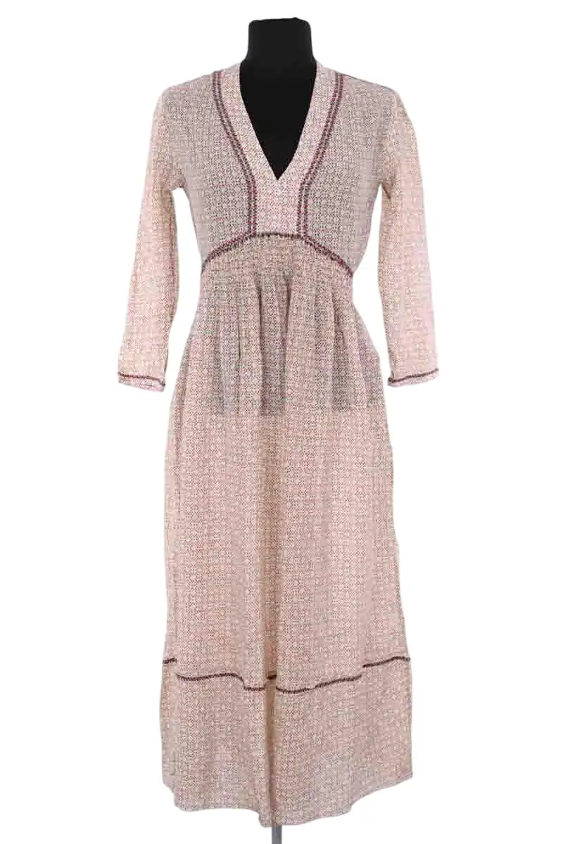 Robe Vanessa Bruno Ecru en Synthétique, taille S - Seconde Main