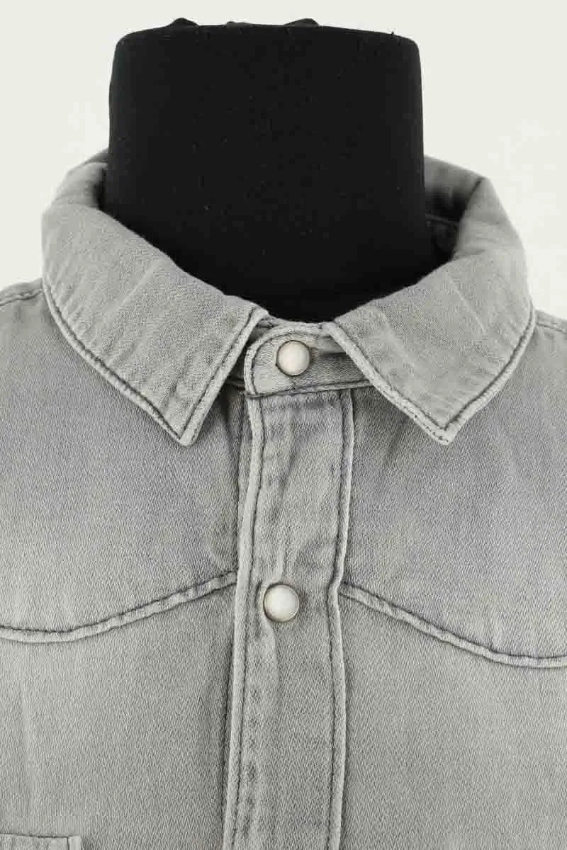 Chemise Ba&Sh Gris en Coton