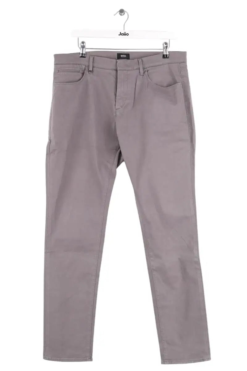 Jean droit Boss Gris en Coton, taille M - Seconde Main