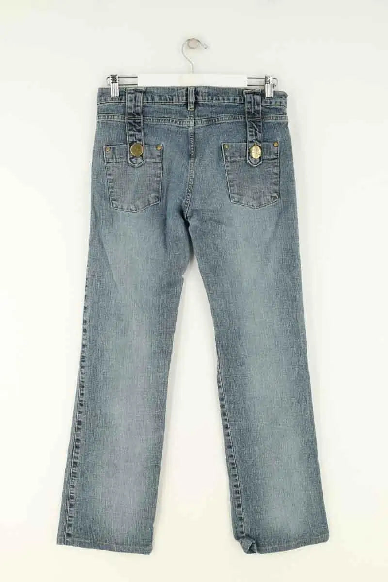 Jean bootcut Dolce & Gabbana Bleu en Coton