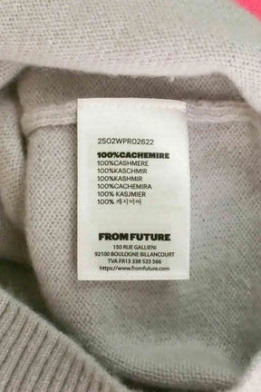 Pull From Future Gris en Cachemire