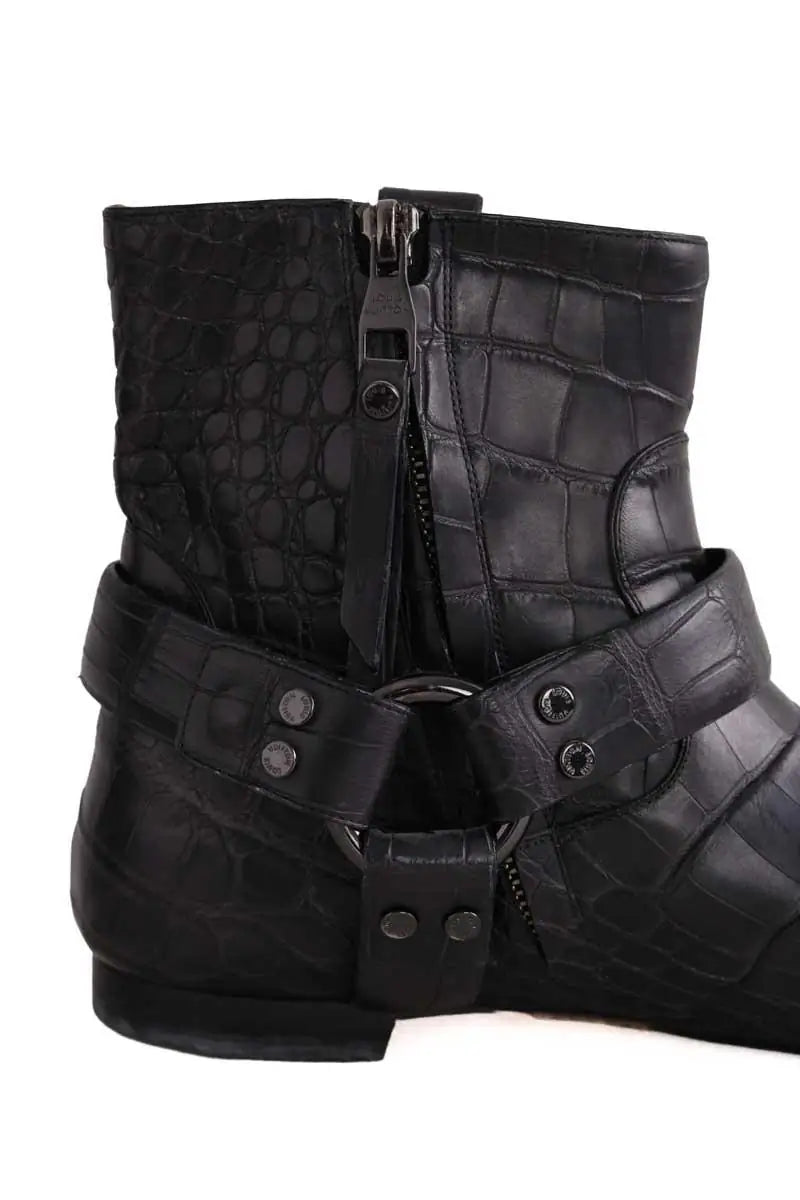Boots Louis Vuitton Noir en Cuir