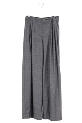 Pantalon large Emporio Armani Anthracite en Synthétique, taille XS - Seconde Main