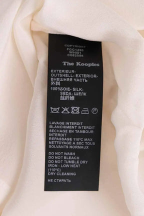 Chemise The Kooples Ecru en Soie