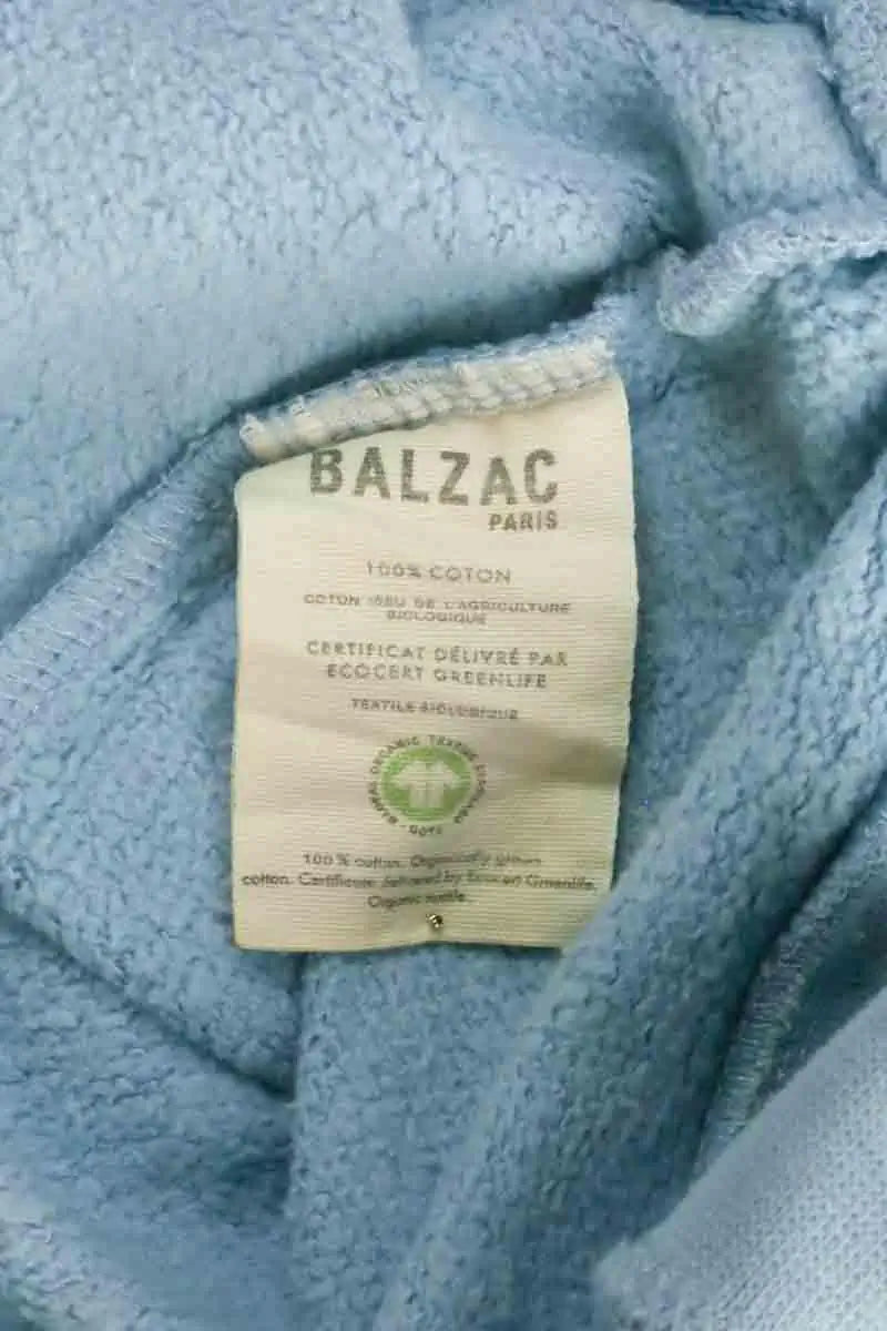 Sweatshirt Balzac Bleu en Coton