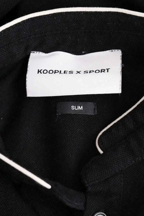 Polo The Kooples Noir en Coton
