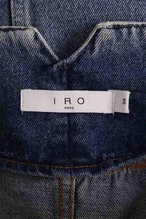 Jupe Iro Bleu en Coton