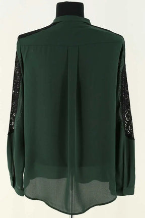 Chemise The Kooples Vert en Synthétique