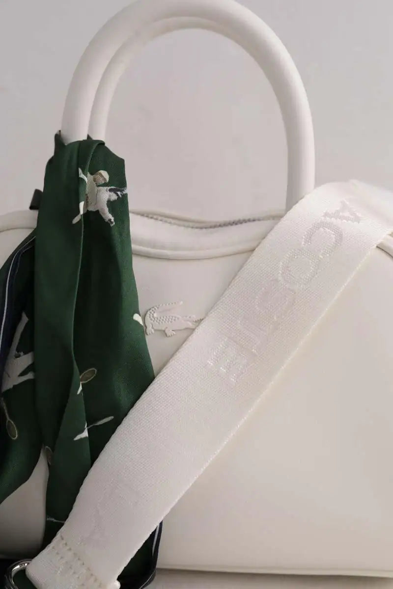 Sac à bandoulière Lacoste Blanc en Cuir