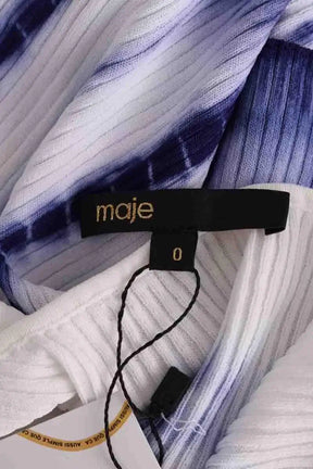 Top sans manche Maje Blanc en Viscose
