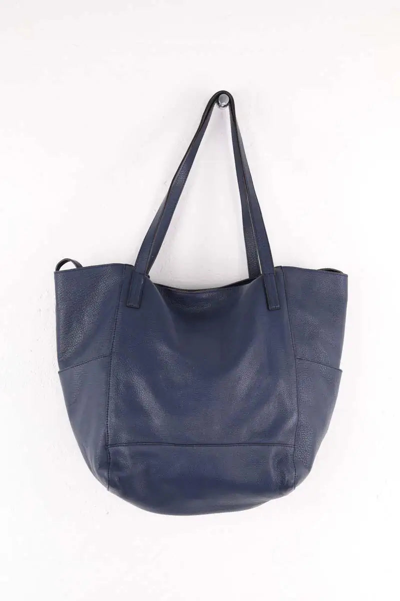 Sac porté épaule Michael Kors Bleu en Cuir