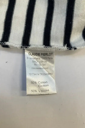 Top Claudie Pierlot Blanc en Coton