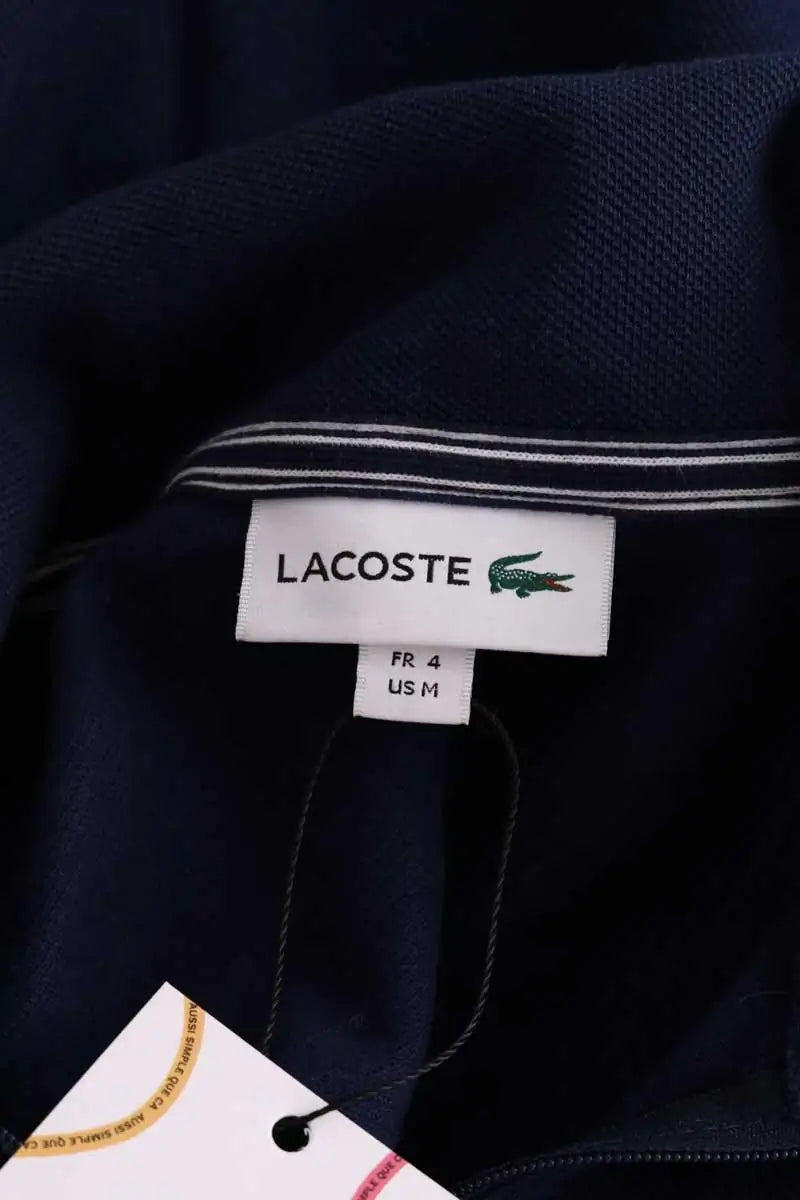 Pull Lacoste Bleu en Coton